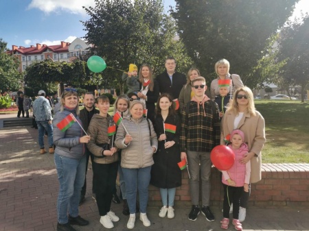 Гродненское агентство приняло участие в митинге, посвященном Дню народного единства