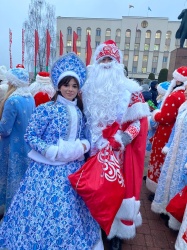 Гродненское агентство приняло участие в шествии Дедов Морозов и Снегурочек