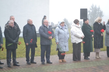 Представители Волковысского филиала почтили память погибших во времена Холокоста