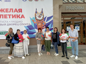 Представители Гродненского агентства посетили соревнования по тяжелой атлетике в рамках программы II игр стран СНГ