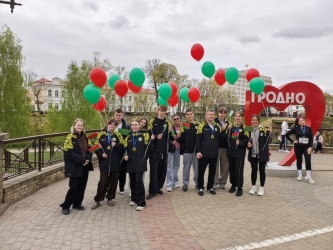 Представители Гродненского агентства приняли участие в «Забеге Мира»